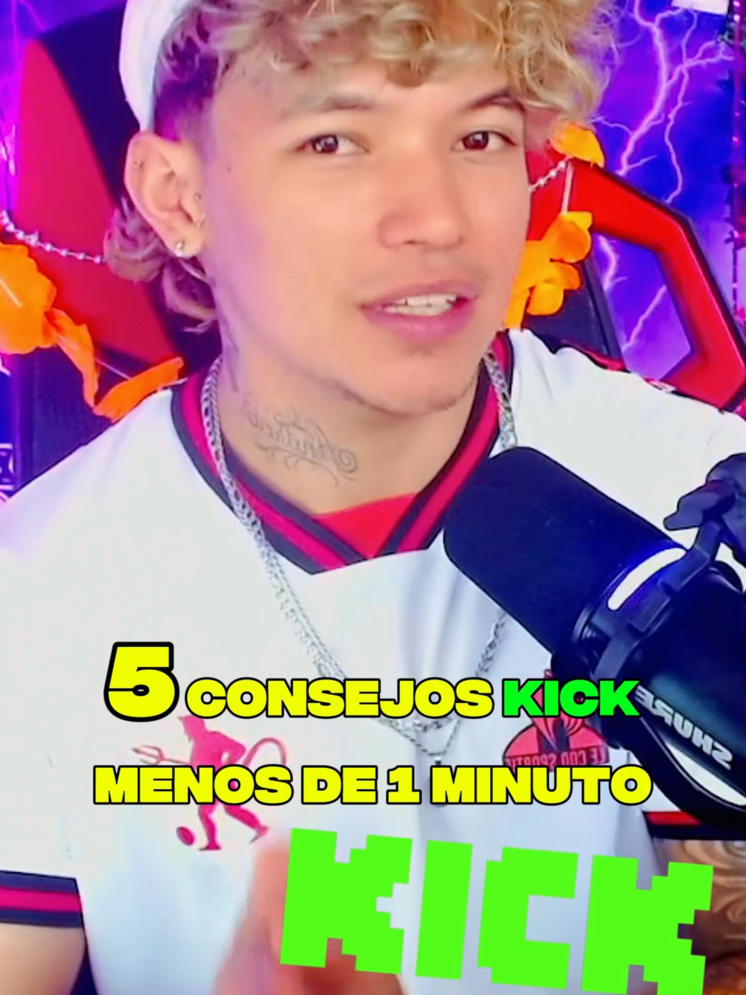 5 CONSEJOS KICK EN MENOS DE 1 MINUTO! ASESORIAS DISPONIBLES!💚 #kick #streamer #creadordecontenido
