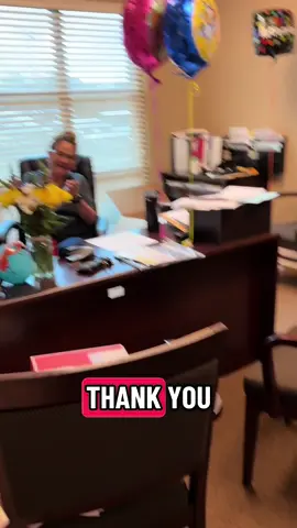 Our boss had a birthday this week and @Mariana Miranda had the best idea! ANY balloon BUT a birthday balloon. It was the funniest thing. #officehumor #officelife #officejob #officefun #prank 