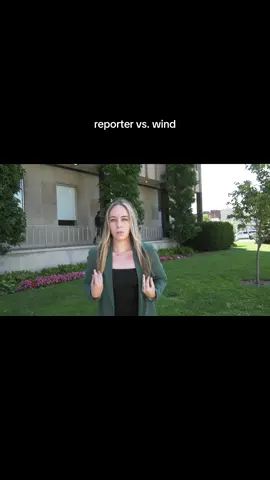 wind is my worst enemy #tvreporter #behindthescenes #ontario #news 