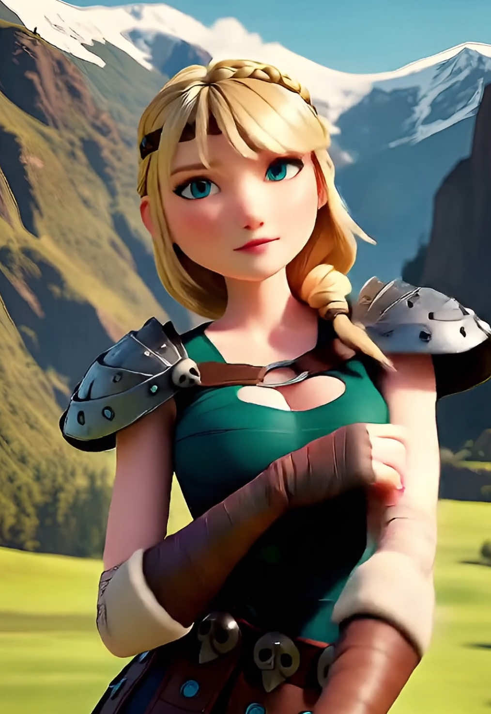 Astrid is standing on business #howtotrainyourdragon #astridhofferson #34 #anime #cartoon 