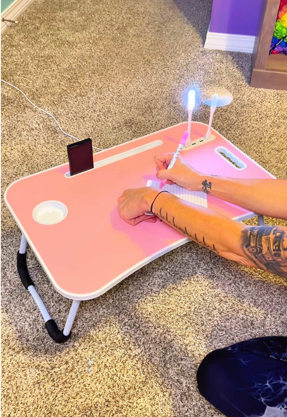 This Smart laptop is my every day go to for working at home to eating dinner on it. #laptopstand #workfromhome #accessories #portable #laptop 