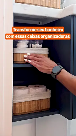 Deixe sua casa com aquela estética! 😉 Estes organizadores são perfeitos pra você que procura praticidade e sofisticação. Baixe nosso app e descubra ofertas incríveis. #AmazonBrasil #TemNaAmazon #Decoração #Organização