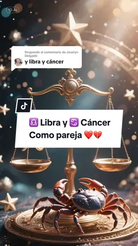 Respuesta a @Joselyn Delgado #libra #cancer #AmorZodiacal #AstroParejas #Zodiaco2025 
