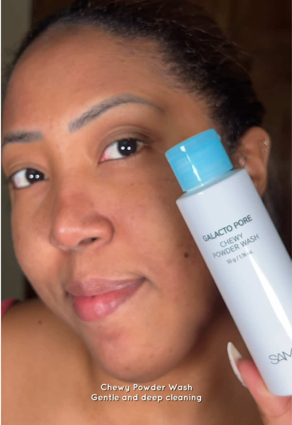 La limpieza en polvo que se convierte en espuma cremosa para dejar tu piel fresca y suave 💧✨ @SAM'U Store US  #smore#smoreewash #mochiwash #powderwash #samu