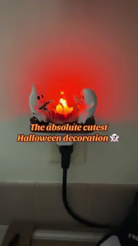 This is so cute. It’s the ghost for me having s’mores around the bonfire. 😆😆  absolutely love this Halloween decoration. #h#halloweendecorh#halloweendecorationss#spookyseasont#tiktokshopbacktoschoolm#musthaves