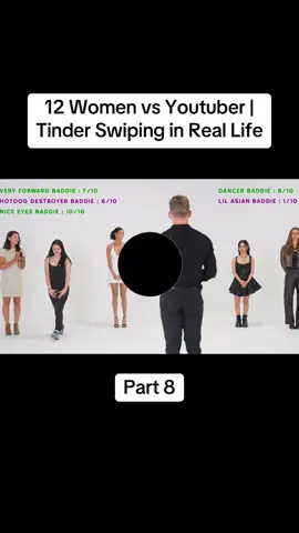 VIDEO: 12 Women vs Youtuber | Tinder Swiping in Real Life #fyp #australia #usa #uk #newzealand 