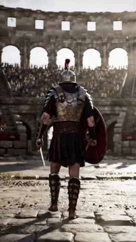 #creatorsearchinsights #gladiator #viral #fyp #foryoupage live wallpaper gladiator warrior king queen legendary movie history battlefield English: A lone gladiator enters the colossal Roman amphitheater, camera behind his armored back as he walks toward the roaring crowd. He stands tall in the arena’s center, sunlight cutting through the ruins as the camera zooms out to reveal the massive scale. Suddenly, he raises his sword high, roaring in victory, the crowd erupting in thunderous cheers. Français: Un gladiateur solitaire entre dans l’amphithéâtre romain colossal, la caméra derrière son dos cuirassé. Il se tient au centre, le soleil traversant les ruines, tandis que la caméra recule et révèle l’immense arène. Soudain, il lève son épée et rugit de victoire, la foule explose en acclamations. Español: Un gladiador solitario entra en el colosal anfiteatro romano, la cámara detrás de su espalda acorazada. Se planta en el centro, la luz del sol atraviesa las ruinas mientras la cámara se aleja mostrando la escala. De pronto, alza su espada y ruge victorioso, la multitud estalla en vítores.