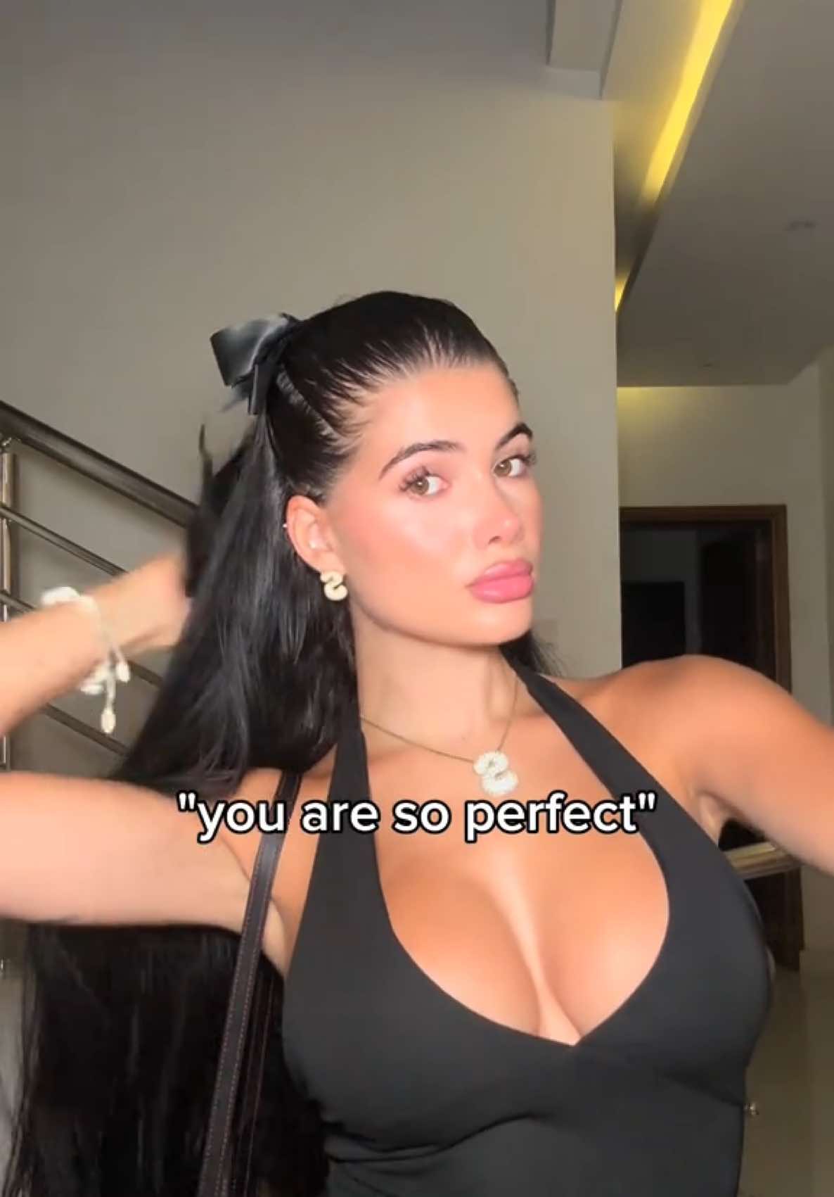 absolutely not perfect! I have lots of scars, on my legs, stretchmarks, cellulite, a hairy neck, I sometimes get allergic skin reactions, pimples, my legs wabble & it’s totally okay!!!   #beauty #fyp #perfection #imperfect #foryou 