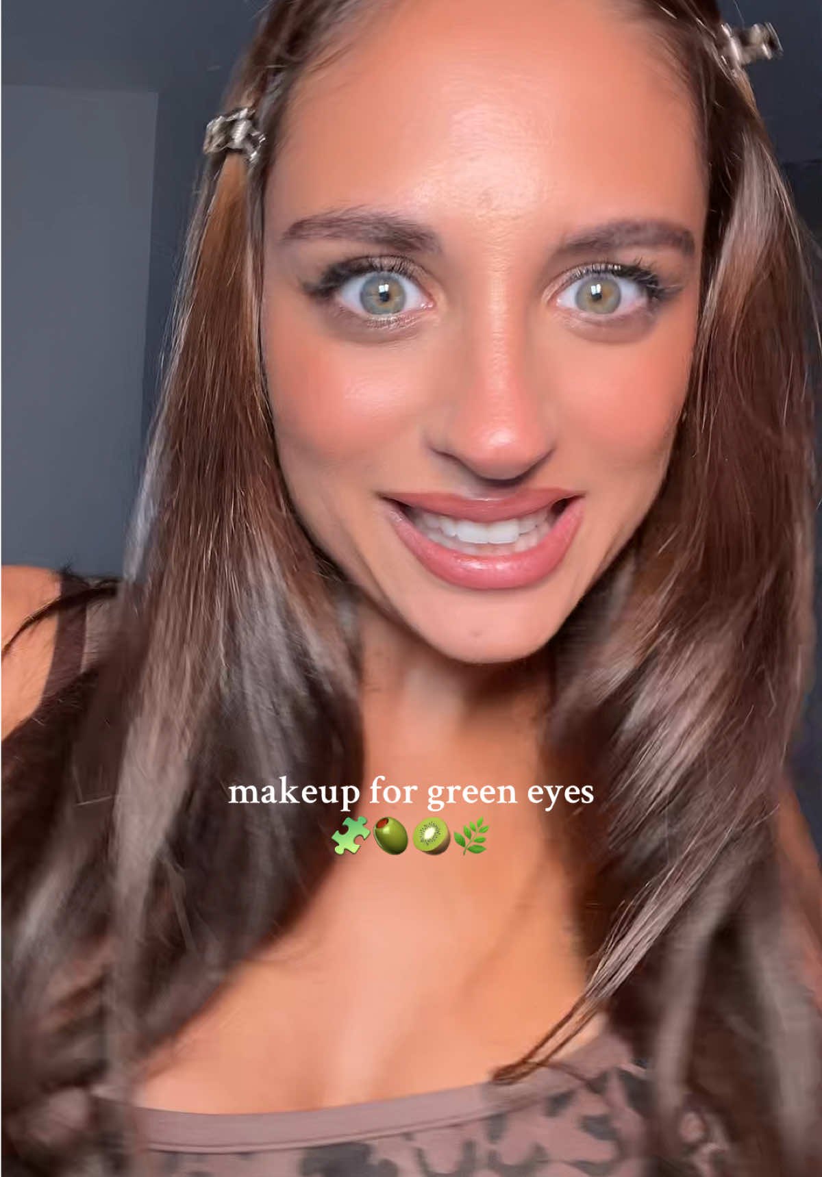Might be my fav makeup 💚 #greeneyes #makeup 