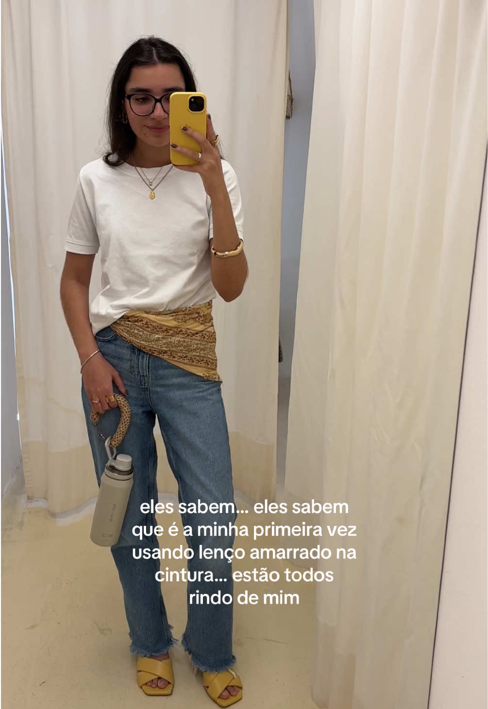 mas acho que sustentei o look ✨ #fitcheck #outfitinspo 