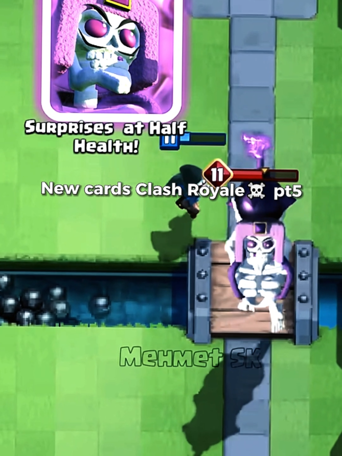 New cards Clash Royale pt5 Giant Skeleton☠️  #clashroyale  #new  #clash 