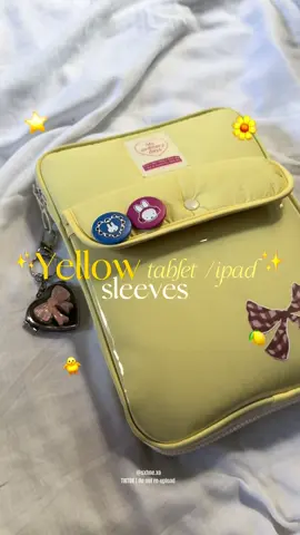 this yellow tho?!? #yellow #ipadsleeve #laptopsleeve #fypp #schoolsupply 