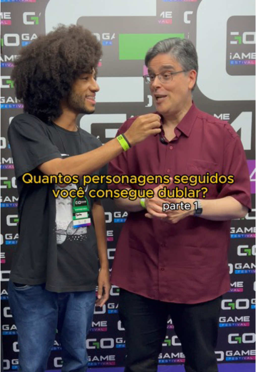 Quem você quer ver na próxima parte? 👀  #gogamefestival #dublagem #dublagemviva #dublador #marianatorres #guilhermebriggs #briggs #jorgevasconcellos #diegolima #superman #naruto #franciscojunior #aquaman #macacolouco #meninassuperpoderosas #onepunchman #saitama 