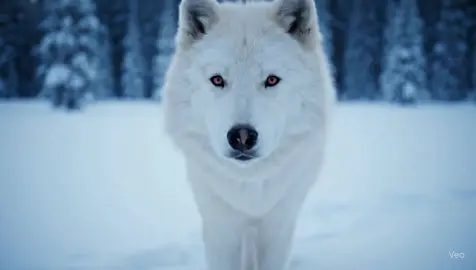 #white #wolf #snow #nature #aura 