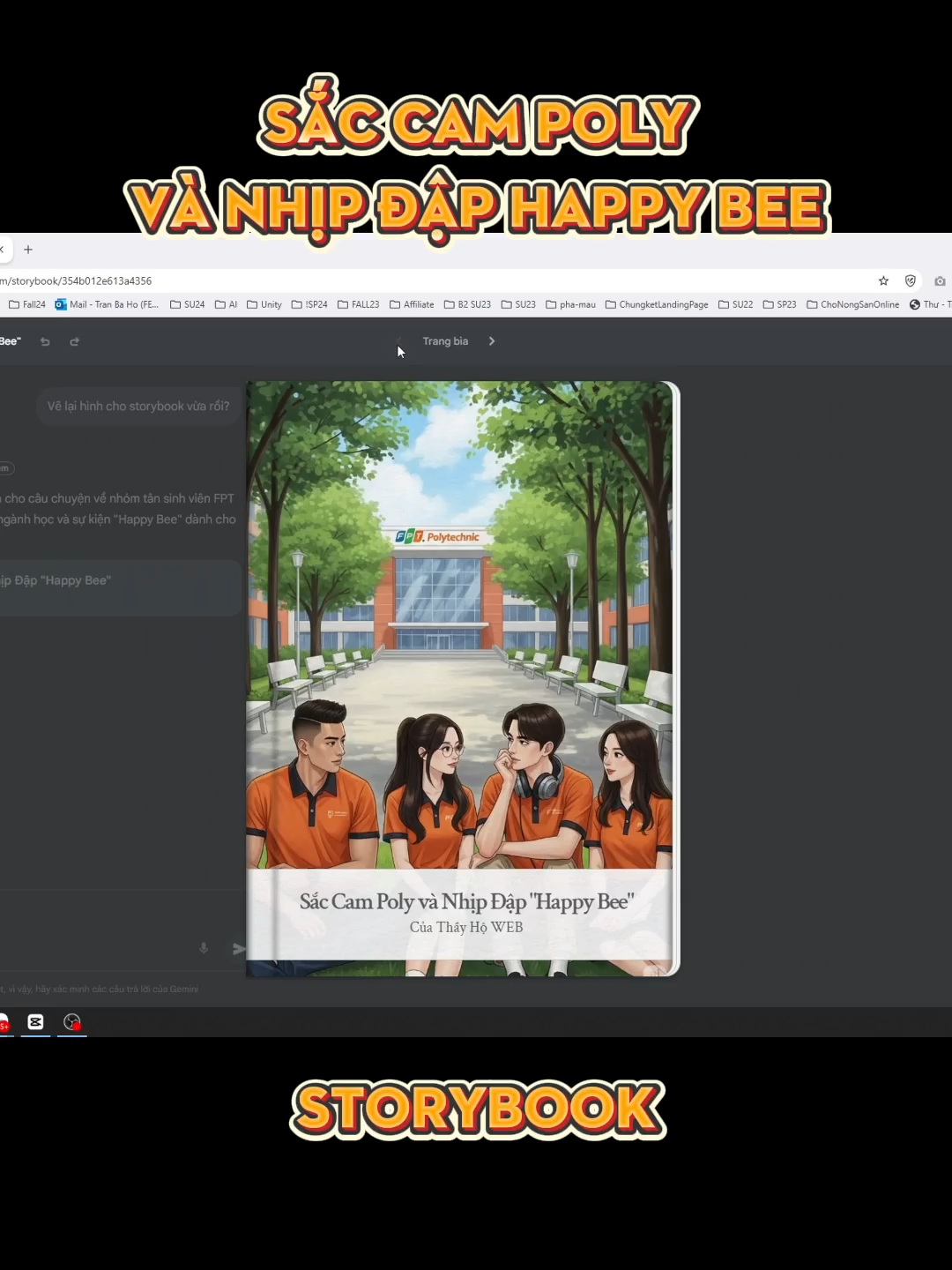 storybook - Sắc cam Poly và nhịp đập Happy Bee #laptrinhweb #CNTTFPolyHCM #polyvibes #fptpolytechnic #thuchocthucnghiep #cntt #web