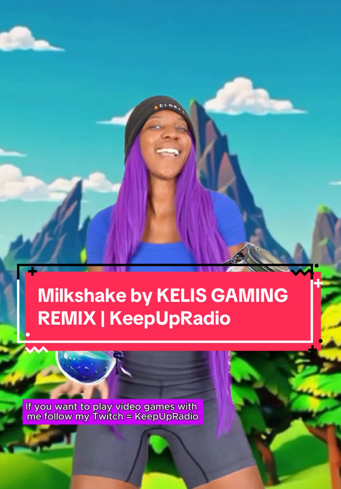 MILK SHAKE BY KELIS GAMING REMIX! If you want to play video games with me follow my Twitch = KeepUpRadio. Next stream is Friday at 5pm EST // #keepupradio #QueenOfFortnite #gaming 