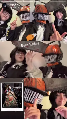 Posting my IG story here cuz I think it’s tuff Asa:@Eden ^^ #cosplay #csm #chainsawman #chainsawmancosplay 