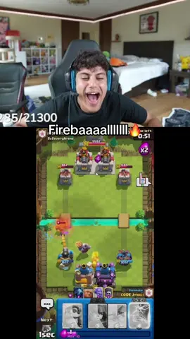 Ron and jynxzi playing clash but ron fireballs the king tower @Jynxzi  @StableRonaldo #fyp #jynxzi #blowthisup #trending #viral 