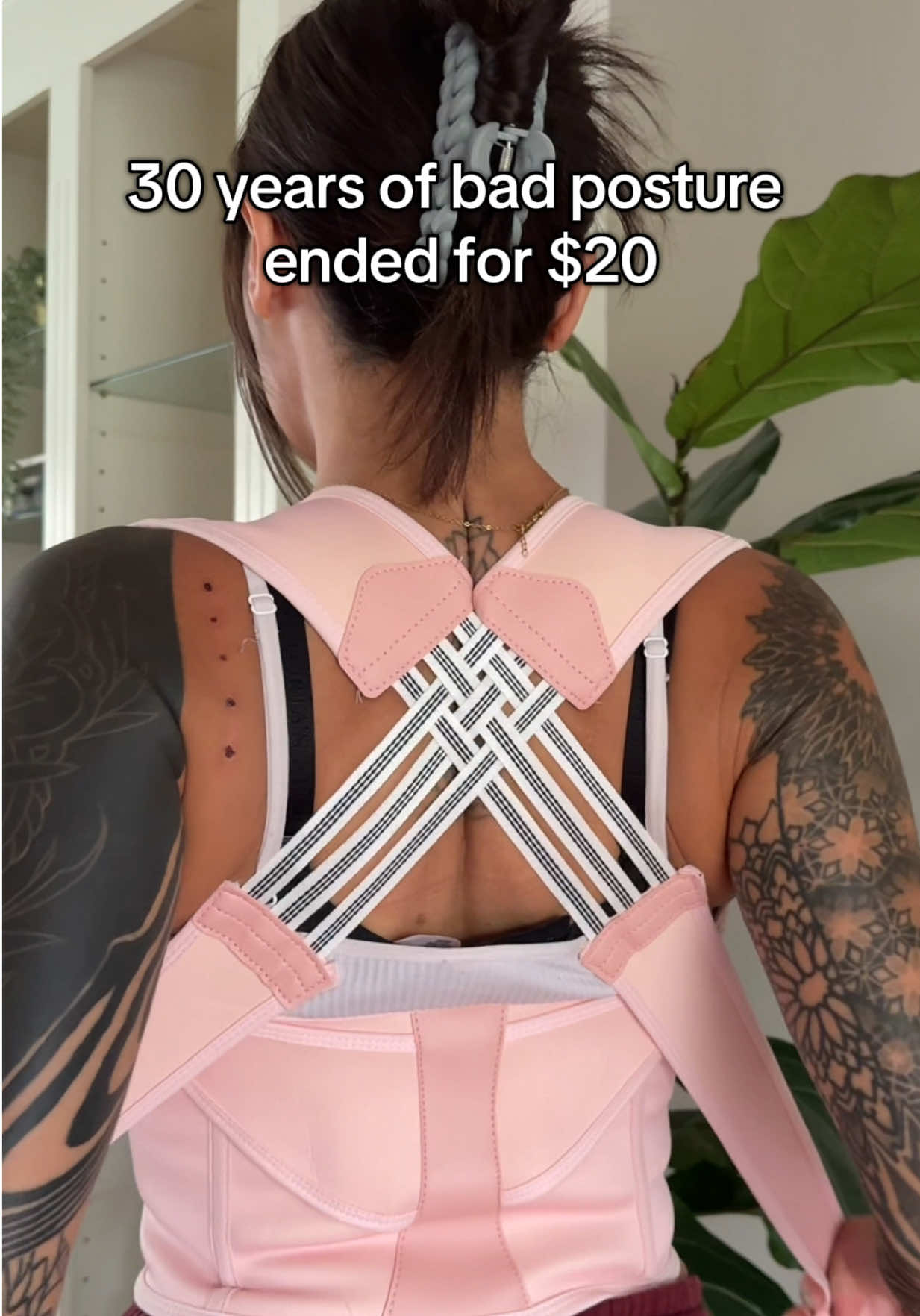 I wish I would have started caring about my posture sooner. 😭#creatorsearchinsights #posture #posturecorrection #backpain #tiktokmademebuyit 