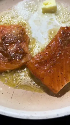 Salmon W/ Tomato Wine Garlic Butter Mussels and Sausage Pasta