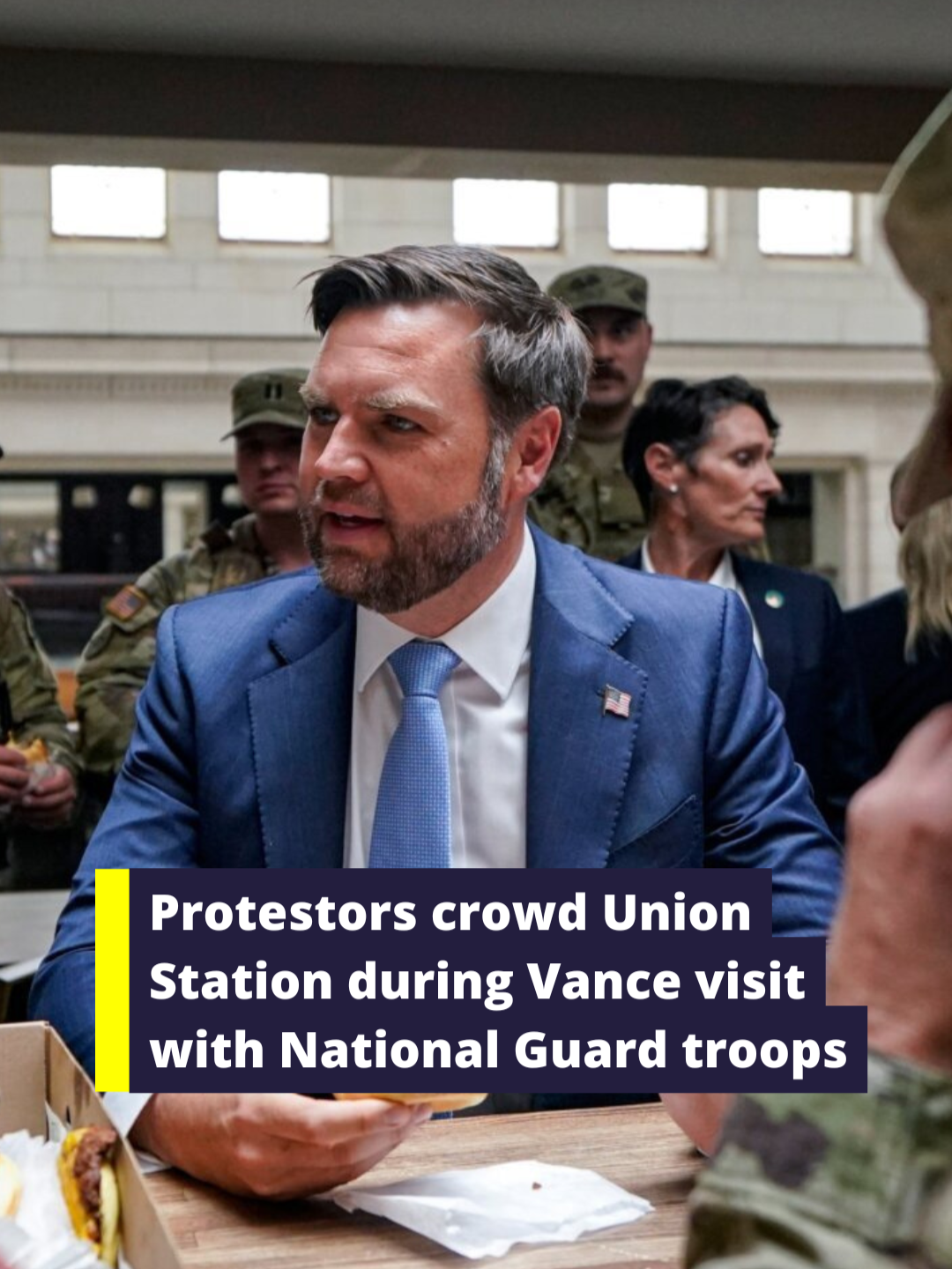 President Donald Trump’s law-enforcement crackdown on Washington expanded Wednesday and top administration officials visited National Guard troops to support a deployment that has left parts of the U.S. capital looking like occupied territory. Anger and frustration dotted the city as the vice president lauded an operation that he asserted has “brought some law and order back.”  Read more at WTOP.com or on the WTOP app. Link in bio.