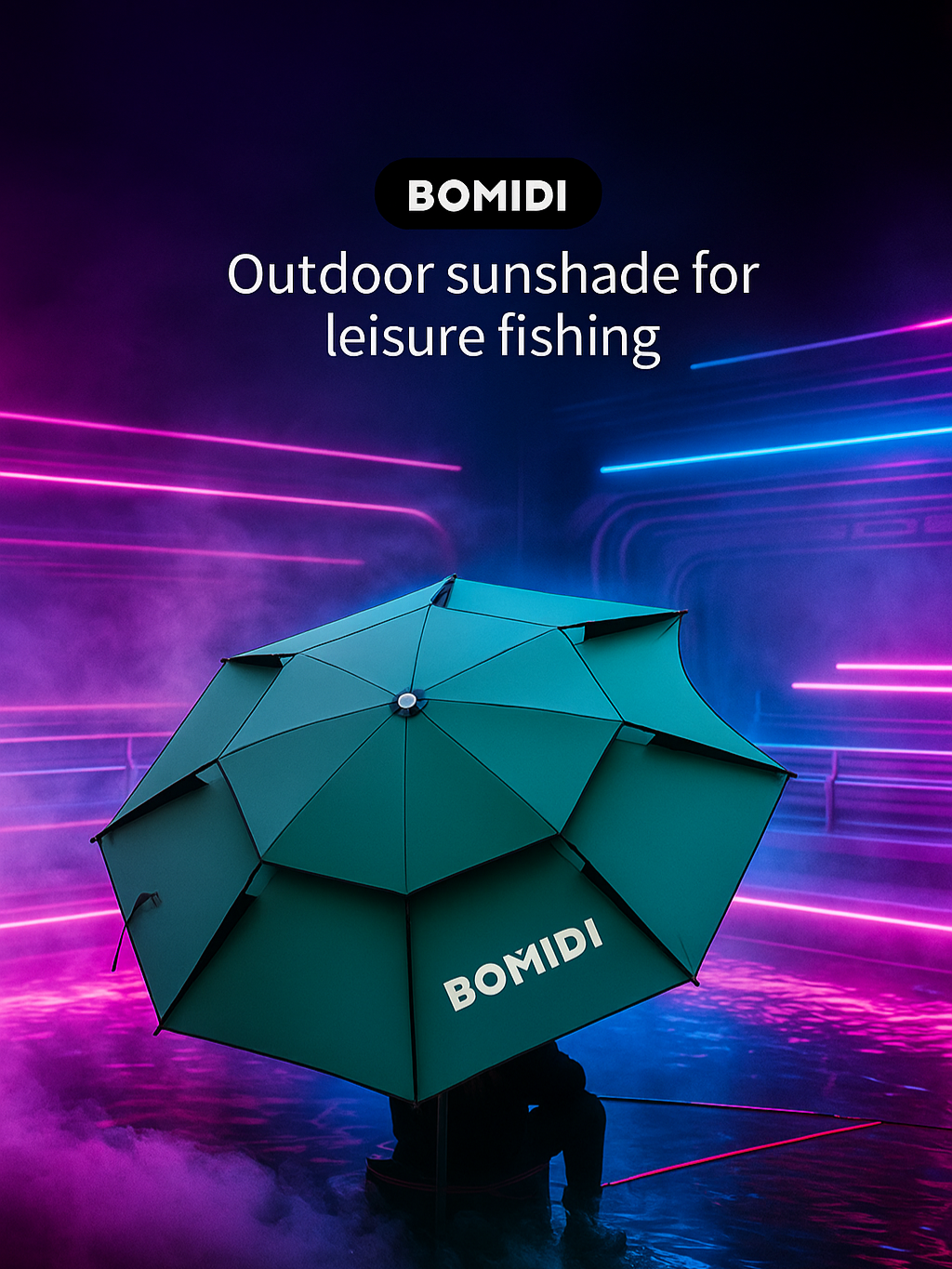 Lightweight Outdoor Patio Beach Fishing Umbrella Portable Adjustable Sun Shade Umbrella What's in the box? An umbrella*1 Waterproof Bag*1 Windproof pegs*1 Metal ground insert*1 Windproof ropes*1 Color：Green Umbrella rib material：Stainless steel Umbrella fabric material：Rubber cloth Umbrella pole material：Aluminum alloy Umbrella rib wall thickness：1.8mm Turning function：Double turn Umbrella fabric coating：Black rubber cloth/Silver rubber cloth Number of umbrella ribs：9 Umbrella cloth material：Polyester fiber Umbrella surface curvature：1.8 meters Umbrella mouth diameter：1.6 meters Shrinkage length：66CI Ultraviolet protection factor：UPF greater than 50 Umbrella height：99cm Size of the packaging box (cm)：105*30+26 #fishingumbrella