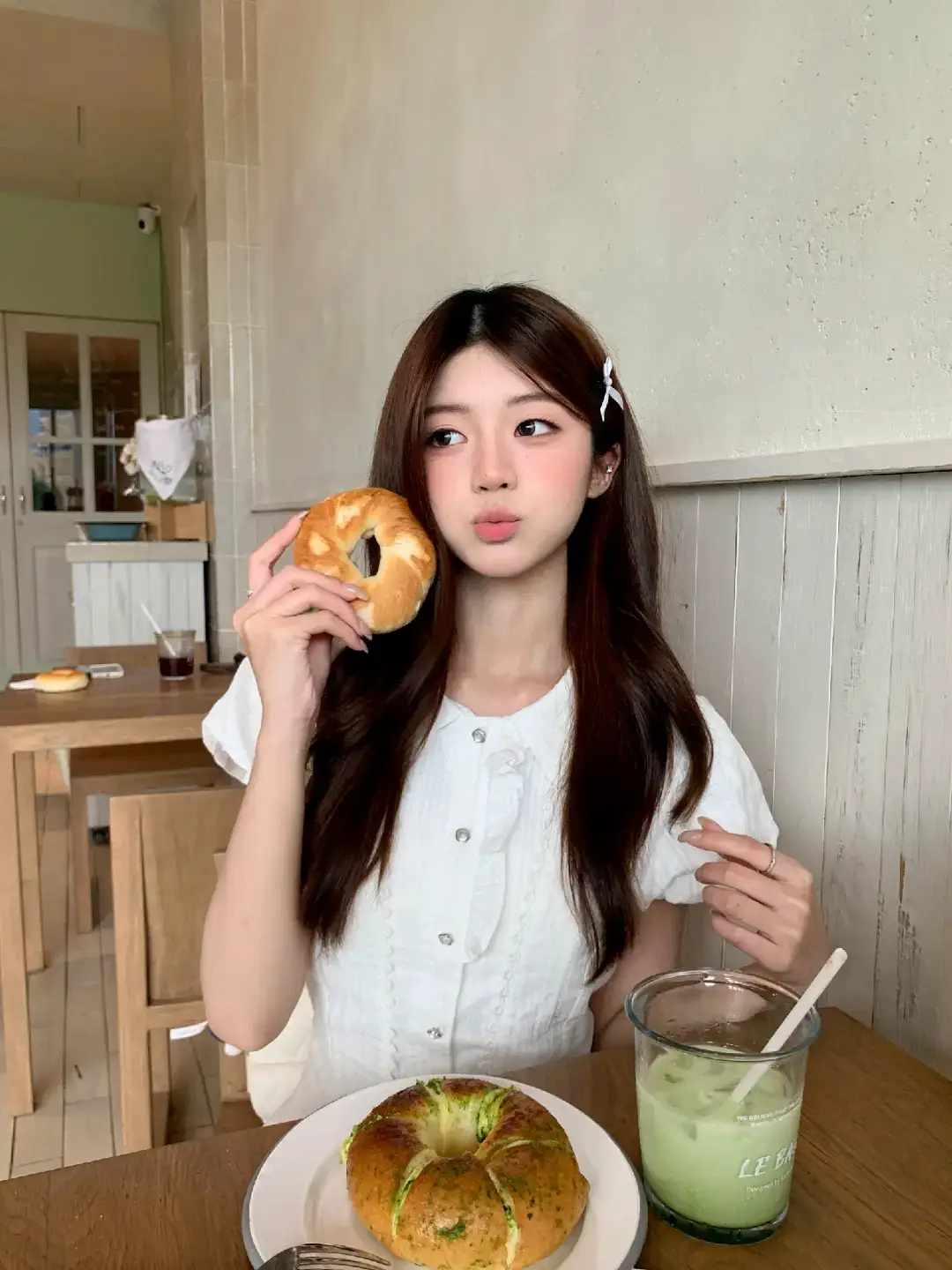 #chinesegirl #beauty #bagel #outfitday #doyinchina 