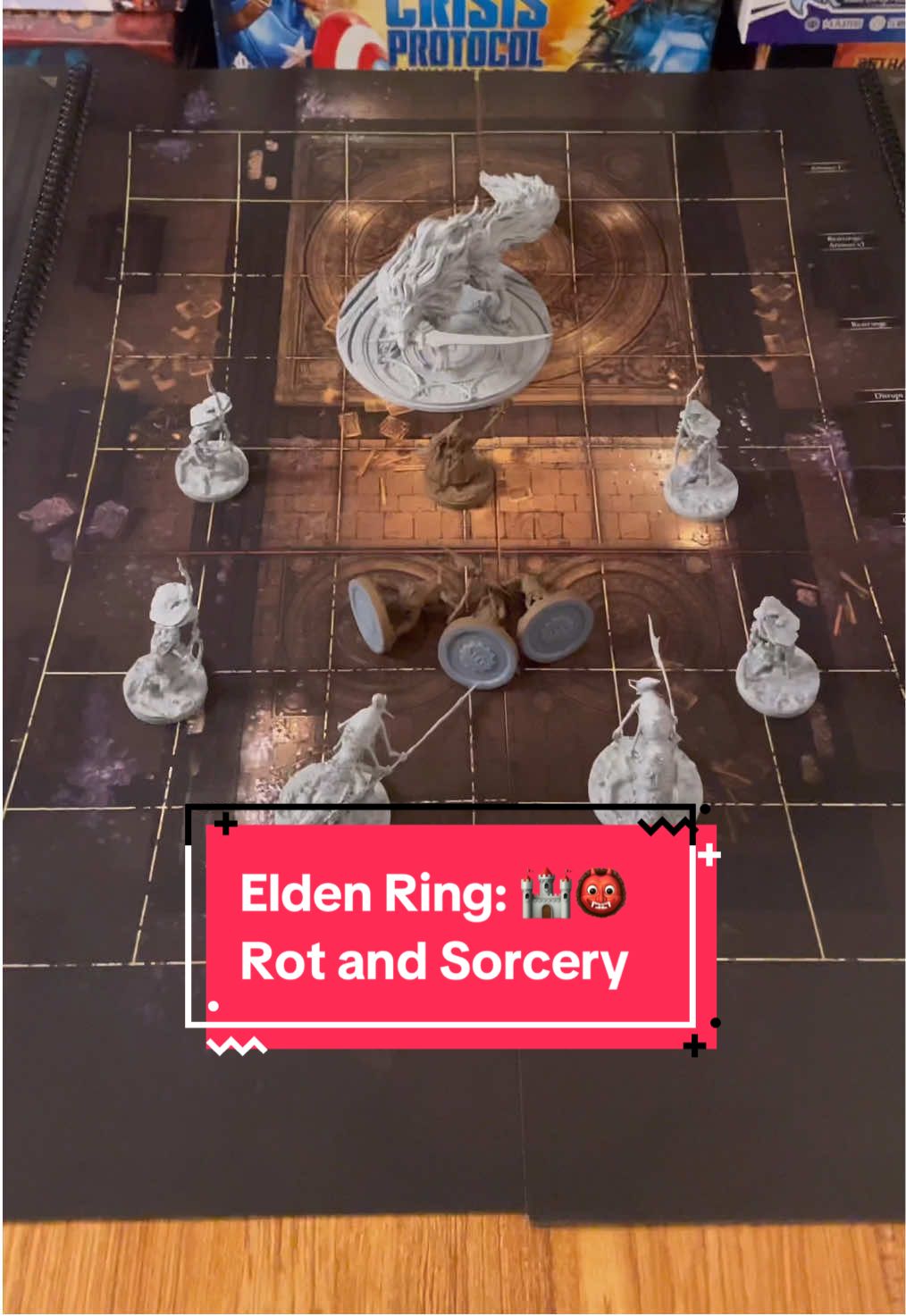 Arise, Tarnished, and enter the lands of Rot and Sorcery. Elden Ring, now has two new core boxes to face! New Heroes, New monsters, and of course New Bosses! The miniature quality is Top Notch, and there’s a lot of content in both boxes. You can find These new core boxes coming soon to Gamefound(Link also in bio) This game was created by @Steamforged Games  #GameNight #boardgames #tabletopgames #eldenring This video is Sponsored 🥳🐺