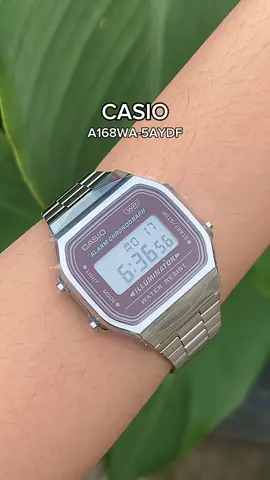 Classic retro design. CASIO A168WA-5AYDF  #GSHOCK #CASIO #FYP #WATCH #VINTAGE 