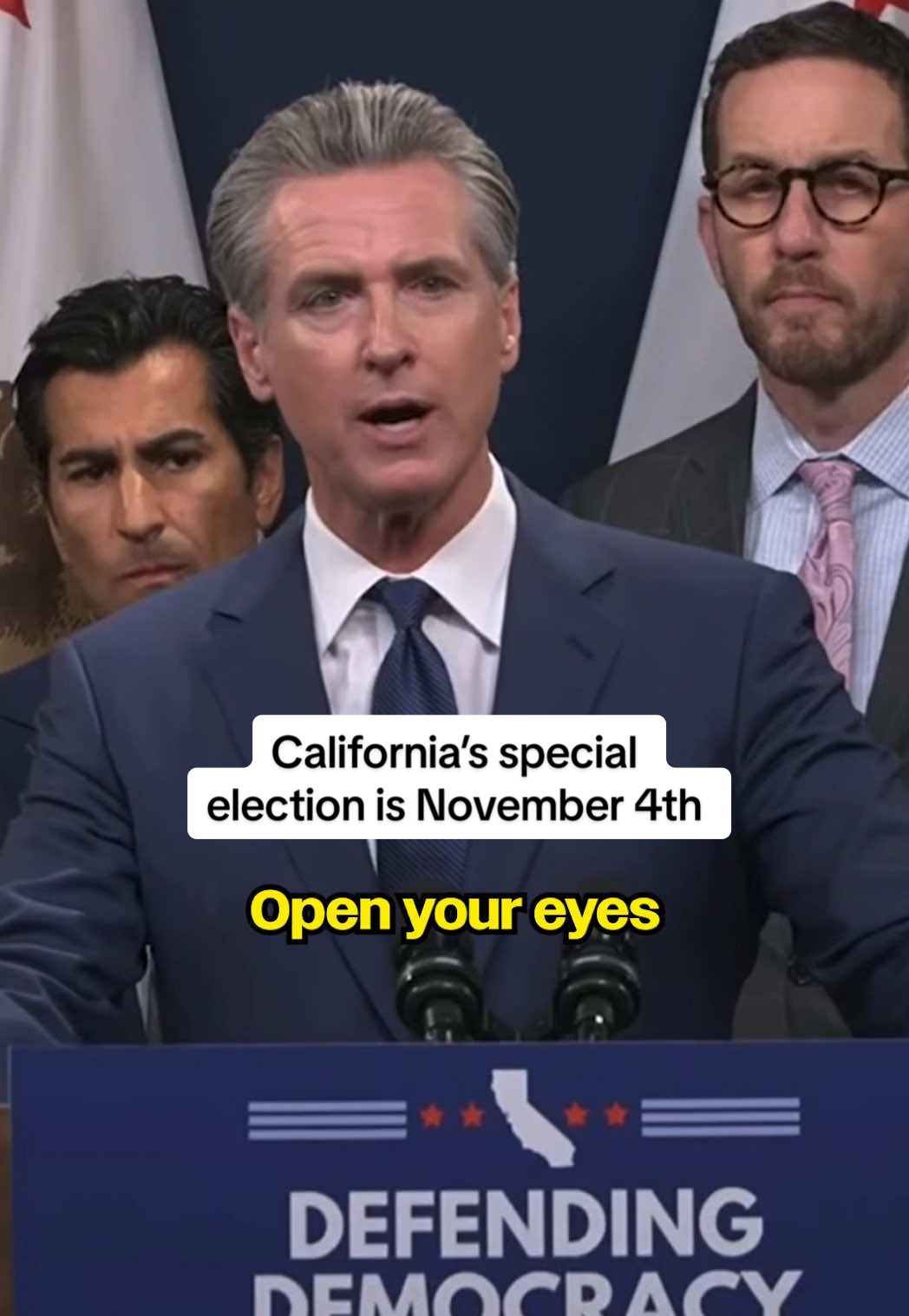 California is giving the American people a fair chance. Donald Trump and red states aren’t playing by fair rules. California’s special election is on November 4th.
