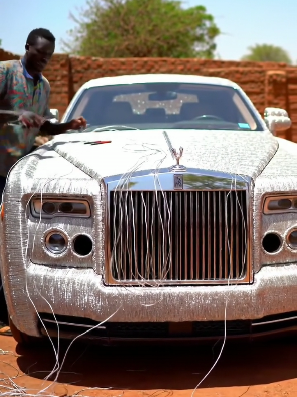 African men build their own Range Rover and Rolls-Royce using Wires. #Ichasulilwe 