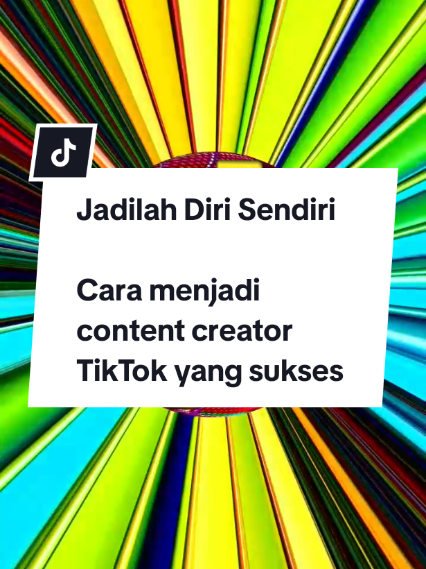 Jadilah Diri Sendiri Cara menjadi content creator TikTok yang sukses itu bukan hanya tentang membuat konten yang viral, tapi juga tentang membangun hubungan yang tulus dengan penonton. Dengan menjadi diri sendiri, kamu tidak hanya akan menikmati proses pembuatan konten, tapi juga akan mendapatkan kepuasan yang lebih besar ketika melihat akunmu berkembang. Kuatkan image dirimu dengan personal branding yang kuat! Mengapa Menjadi Diri Sendiri Itu Penting? Membangun Koneksi yang Lebih Kuat: Ketika kamu menunjukkan sisi aslimu, penonton akan merasa lebih dekat dan terhubung denganmu. Mereka akan merasa seperti mengenalmu secara pribadi. Membedakan Diri dari yang Lain: Di tengah ribuan konten yang serupa, keunikanmu akan menjadi daya tarik tersendiri. Penonton akan lebih mudah mengingat akunmu karena kamu berbeda. Meningkatkan Kreativitas: Dengan menjadi diri sendiri, kamu akan lebih bebas bereksplorasi dan menemukan gaya konten yang unik. Ini akan memicu kreativitasmu dan membuat kontenmu semakin menarik. #semangatberjuang #cuantanpabatas #tiktok #LIVEIncentiveProgram #LIVEStory 