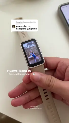 Replying to @nihao.mikael on ig eto po 🥰 #huaweiband10 #huawei #huaweidevices #smartwatch #huaweiwatch 