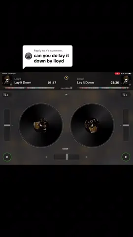 Replying to @k Lay It Down- Lloyd 🎶 #djay #mashup #song #fypシ #music 