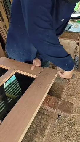 how to Installation of glass and door panel.. #woodwork #decor #doors #makersgonnamake #interior #woodart #construction #woodworking #carpenter #table #furnituredesign #woodcarving #viralreelschallenge #FineWoodworking #woodworkingcommunity #interior #wooddesign #carpenter #maker #DIY #reelsfb #furniture #wood 
