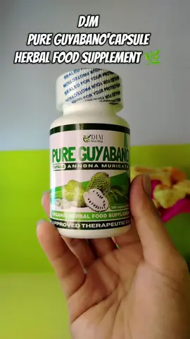 DJM pure guyabano food supplement capsules #DJM #goodforyourhealth #herbal #pureguyabano #foodsupplement 