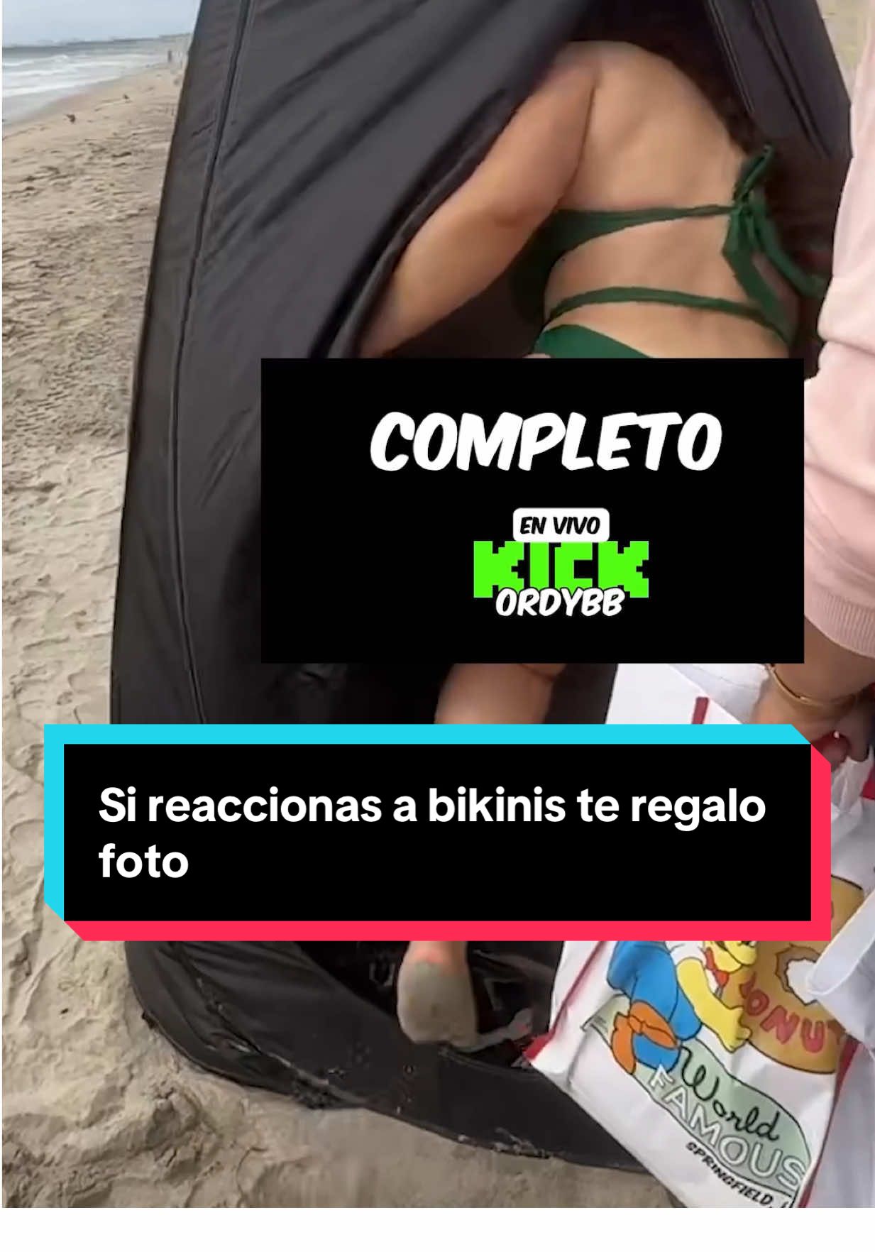 Si reaccionas a bikinis te regalo foto #ordy #kick #ordybby 