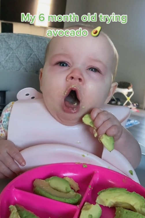 Baby hates eating avocado 🥑 #foryou #baby #cute #funny #funnyvideos #tiktok 