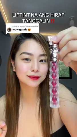 Replying to @Myrnel Dez liptint na pang mukbang talaga! #liptint #liptintviral #liquidlipstick #ocheal #liptintmurah 