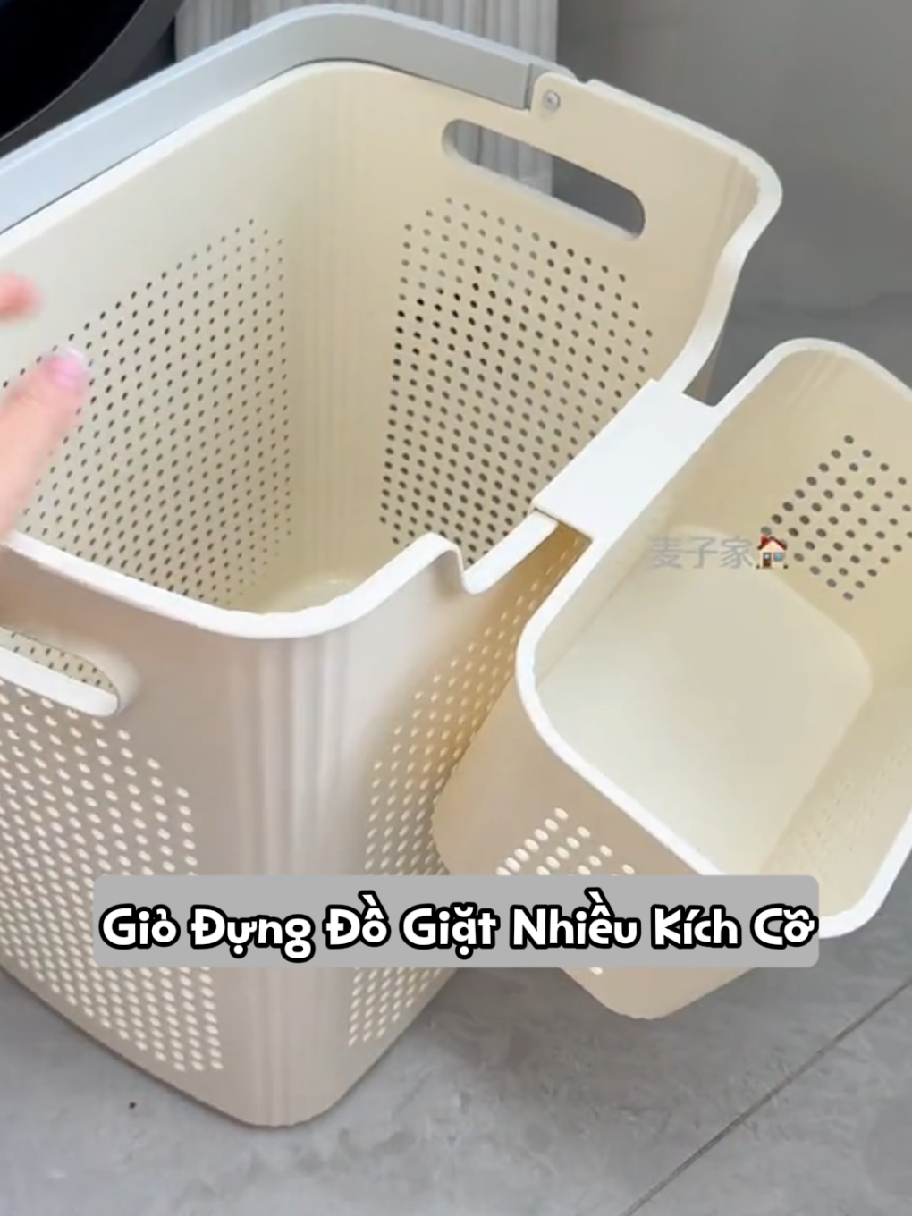 Giỏ Đựng Đồ Giặt, Quần Áo Nhiều Kích Cỡ Đa Năng #dodungtienich #giodungquanao #giodungdo 