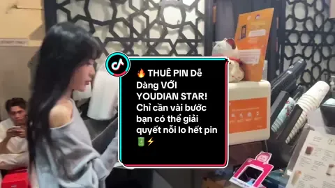 🔥 THUÊ PIN Dễ Dàng VỚI YOUDIAN STAR! Chỉ cần vài bước  bạn có thể giải quyết nỗi lo hết pin 🔋⚡ Gắn trạm sạc YOUDIAN mọi lúc mọi nơi Phù hợp với mọi mô Hình kinh doanh Nhà hàng, quán cfe ,KHU a VUI CHƠI GIẢI TRÍ , Phòng GYM, KTV, HOTEL,…..vvv Cần sạc pin gấp mà không mang theo sạc? Không sao, đã có YOUDIAN STAR lo hết cho bạn rồi nè! 😎 Chỉ với vài bước đơn giản là bạn đã có pin sạc dùng ngay tức thì rồi đó: 👉 Bước 1: Truy cập trang web YOUDIAN STAR để xem vị trí cửa hàng gần bạn tại đây: https://s.youdianstar.com/sw/app/index.html 👉 Bước 2: Quét mã QR tại trạm sạc YOUDIAN gần bạn nhất bằng camera hoặc ứng dụng YOUDIAN. 👉 Bước 3: Đăng ký tài khoản và thanh toán tiền cọc. Dễ ợt! Chấp mọi ví điện tử từ Momo, ZaloPay, VNPay hoặc thanh toán qua ngân hàng/thẻ. 👉 Bước 4: Nhận pin ngay! Pin tự bật ra từ trạm sạc – bạn chỉ cần lấy và dùng thôi! 👉 Bước 5: Trả pin + nhận lại cọc 💸 Trả pin vào khe trống là xong, hệ thống sẽ hoàn cọc tự động (sau khi đã trừ phí thuê pin). Lưu ý kiểm tra kỹ để đảm bảo pin đã được trả thành công nha! 💡 Không cần lo hết pin giữa chừng nữa. YOUDIAN – Giải pháp sạc thông minh cho người bận rộn hiện đại! Cần sạc pin gấp mà không mang theo sạc? Không sao, đã có YOUDIAN STAR lo hết cho bạn rồi nè! 😎 ------------------------------ YOUDIAN STAR  – SẠC PIN TẸT GA 🌐 www.youdianstar.com #YoudianStar #ThuePinThongMinh #HetPinKhongConLaNoiLo #SacMoiLucMoiNoi