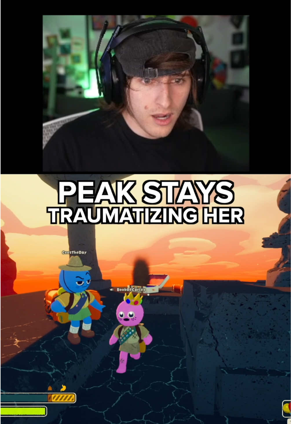 They don't want her to win 💀 LIVE EVERY DAY 6PM EST 😱  #bookofken #twitch #peak #peakgame #coop             