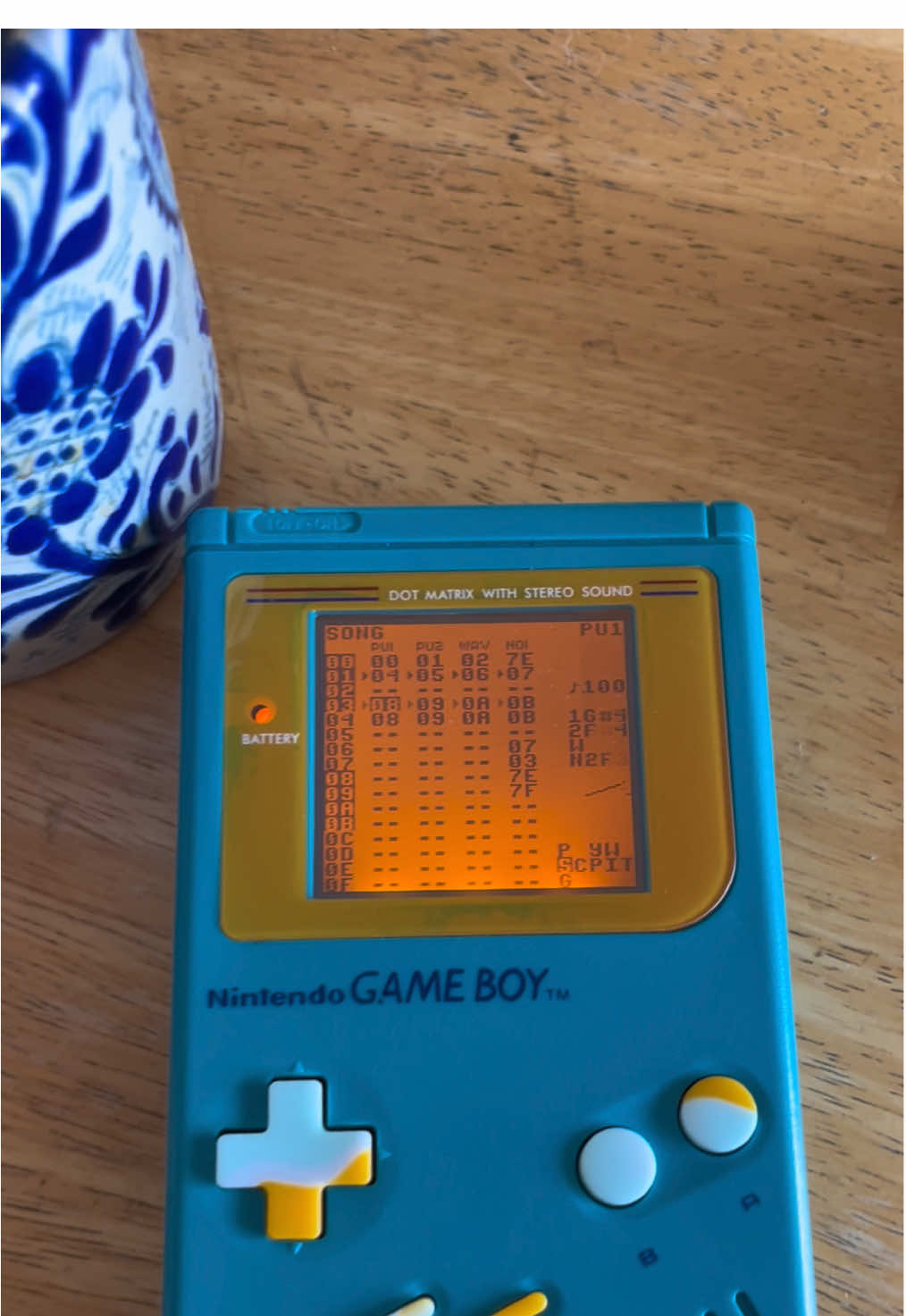 Another original, figured I should share again before someone has to ask. #gameboy #littlesounddj #chiptune #hiphop #workinprogress 