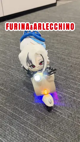 Furina&Arlecchino motorcycle #furina #arlecchino #furinagenshinimpact #plushies #plushshop 