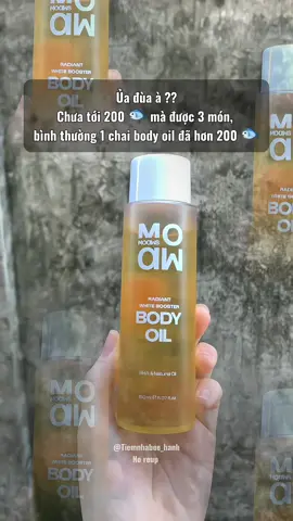 #bodyoil #moawmoaw #bodyoilmoaws #review #xuhuong 