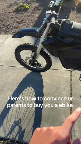 How to convince your parents to get u a ebike #surronster #surron #ebike 