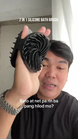 Kahit kuskusin mo pa ng sobra hindi ka masusugatan at tangal pa libag at dandruff mo!  @PEACH GARDEN PH #siliconescrubber #siliconebrush #bathbrush #bodyscrub #siliconebathbrush 