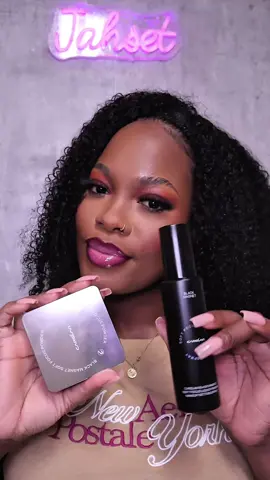 Your makeup won’t be sliding off your face with this @carslan_us duo 😩🫶🏾 #carslanwaterproofpowder #carslansettingspray #waterproofmakeup #transferproofmakeup #makeuptutorial