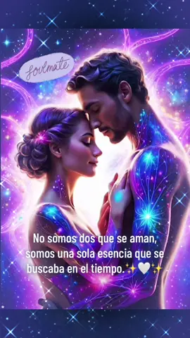 No somos dos que se aman, somos una sola esencia que se buscaba en el tiempo…Nuestro destino no se escribe, se recuerda… porque ya estaba grabado en la eternidad!✨✨✨✨#almasgemelas #amoreterno #parejas #amor #espiritualidad 
