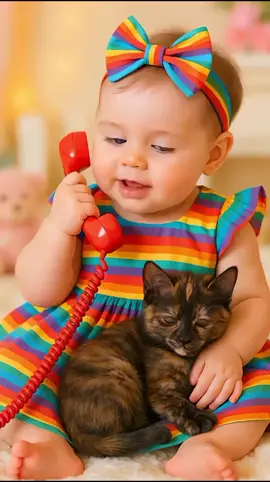 hello Mama hello 🤗 #cute #funny #baby #Love #ai #mama #papa #hello 
